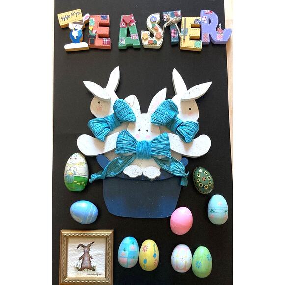 Easter and spring decorations all pre-owned - Picture 1 of 12